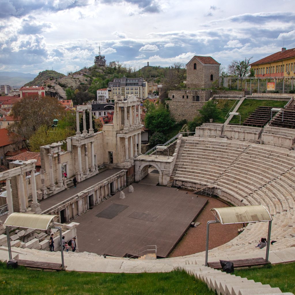 The Ancient Theatre of Philippopolis in Plovdiv, Bulgaria