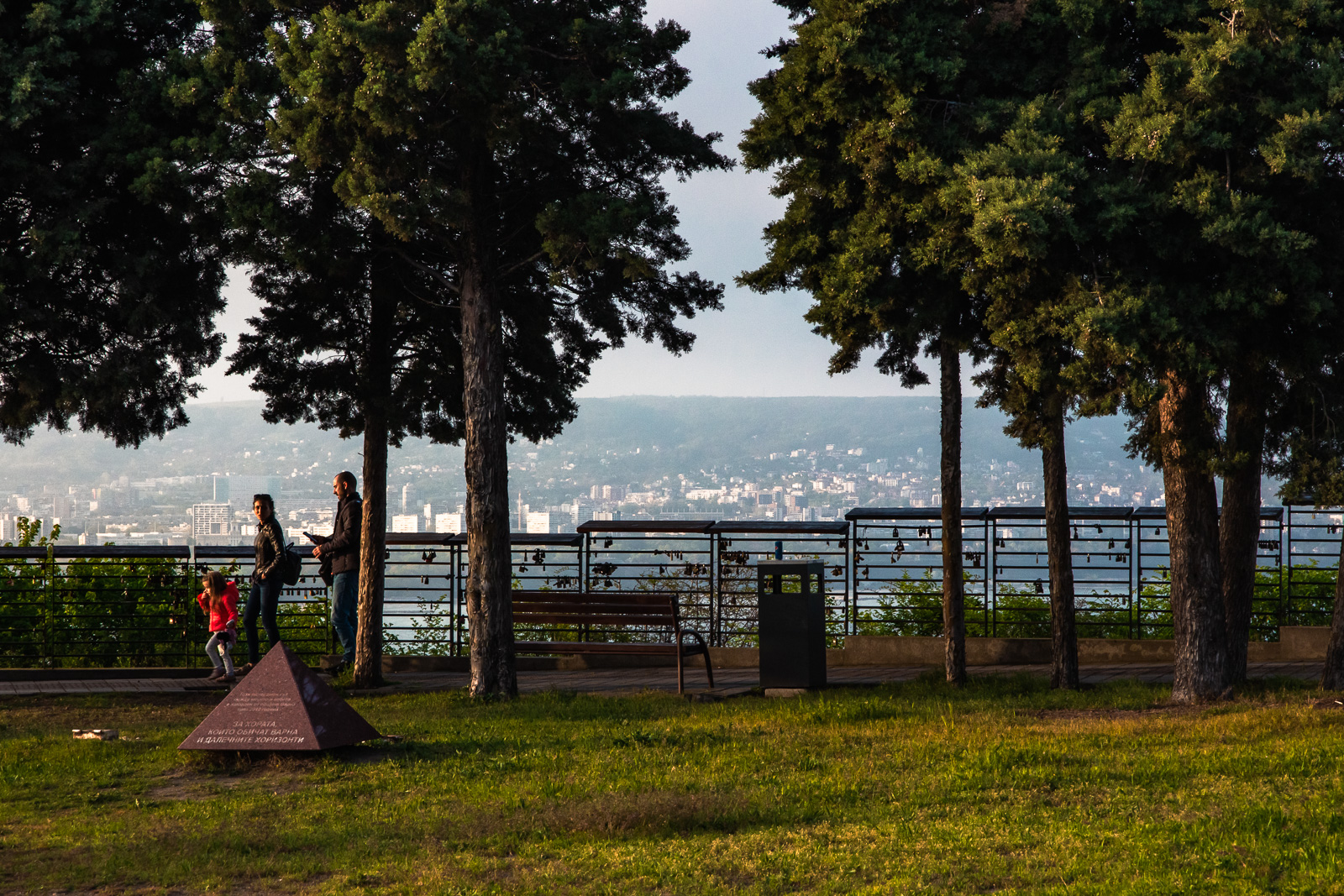 the view towards Varna from Galata panoramic site