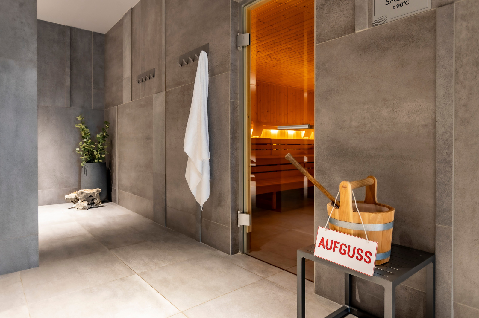 Klafs Aufguss specialized sauna in Therma Numera leading to a booking affiliate link