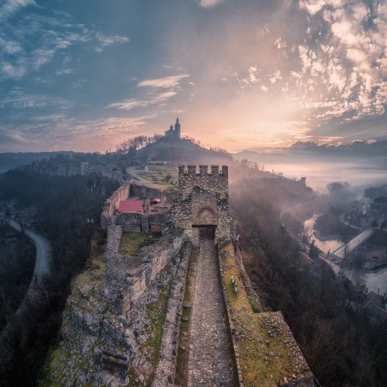 Glorious Tarnovgrad from a drone