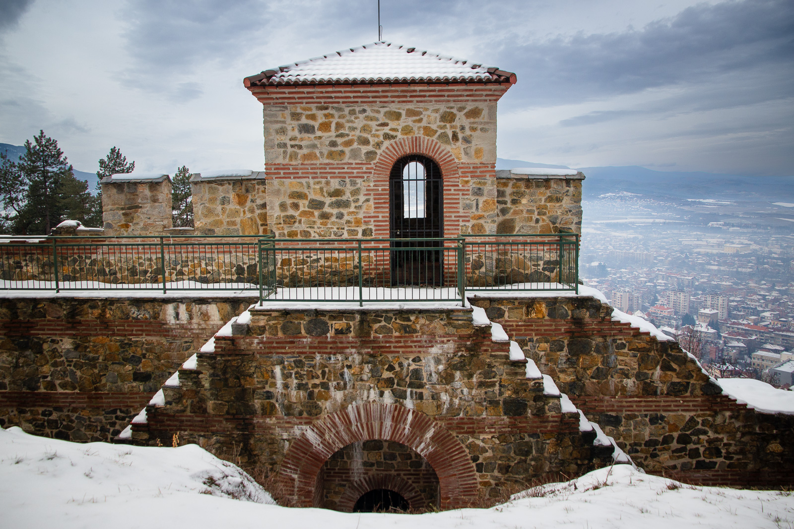 hisarlaka fortress and panorama view