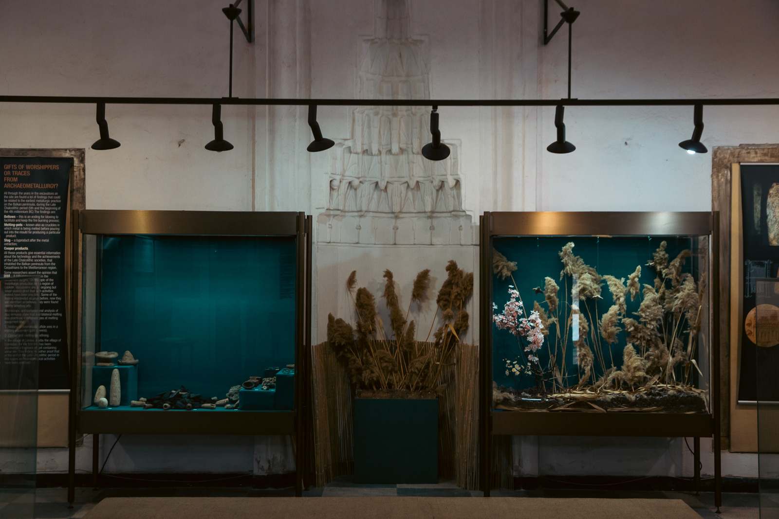 exhibition and mihrab in ahmed bay mosque
