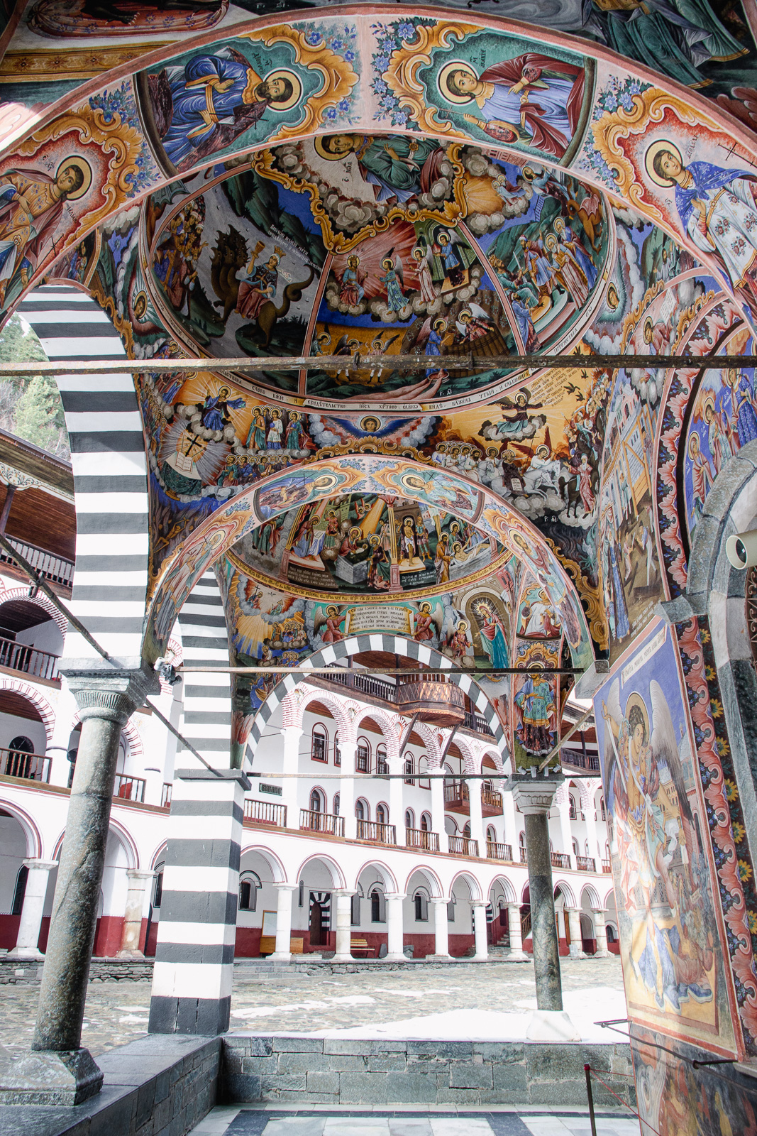 rila monastery frescoes