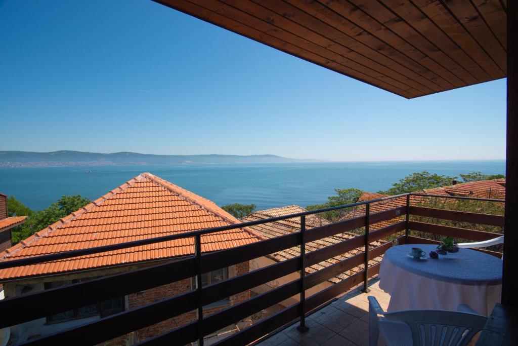 Royal Blue Apartments - balcony sea view - affiliate link