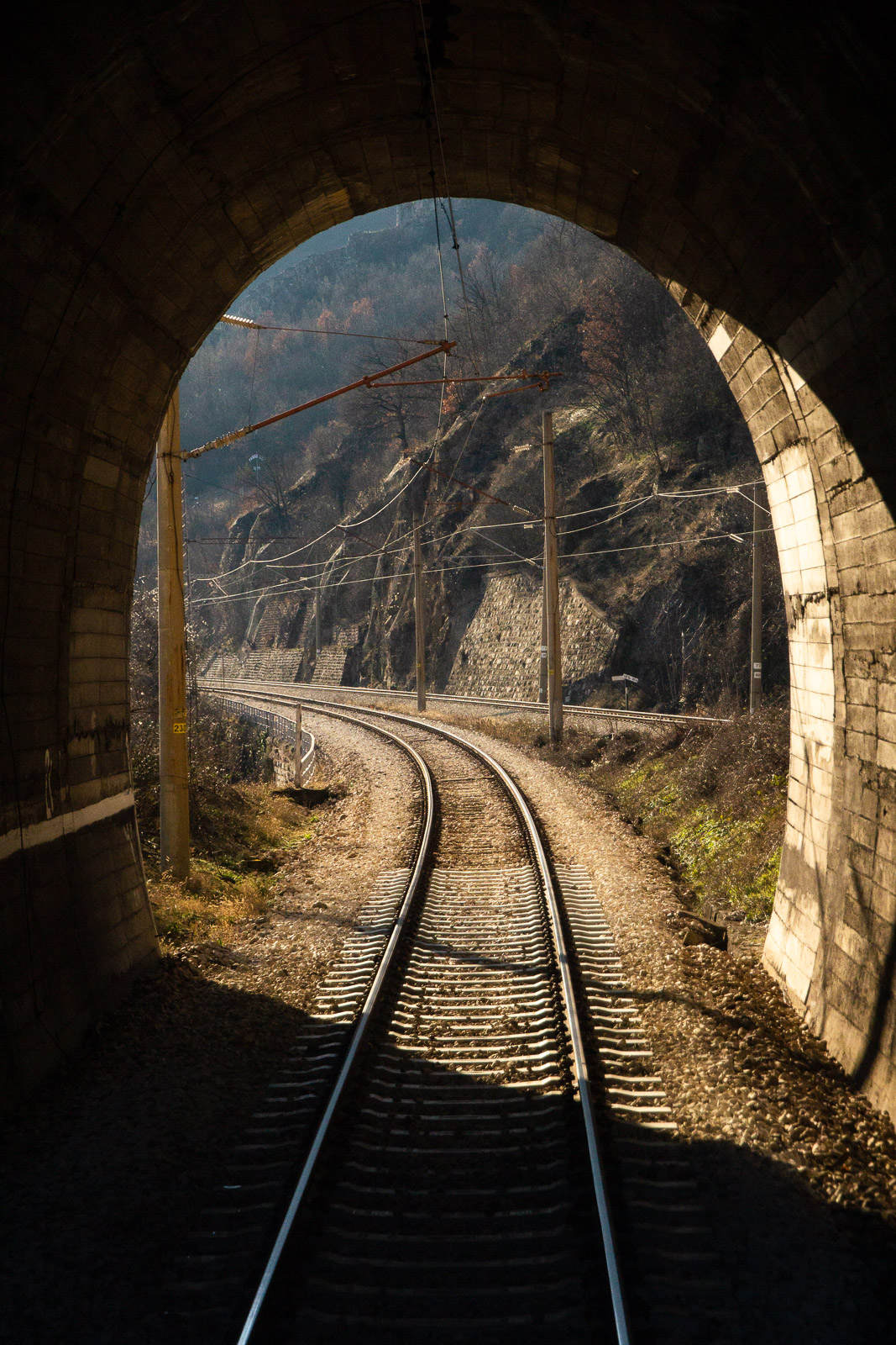 Train tunnel in Bulgaria