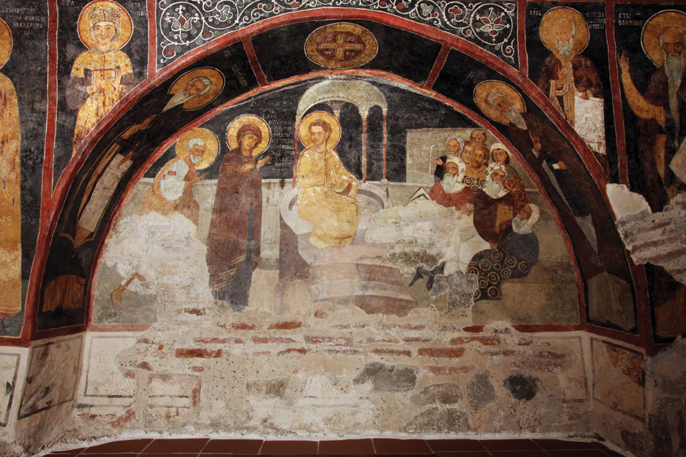 frescoes inside the Boyana Church