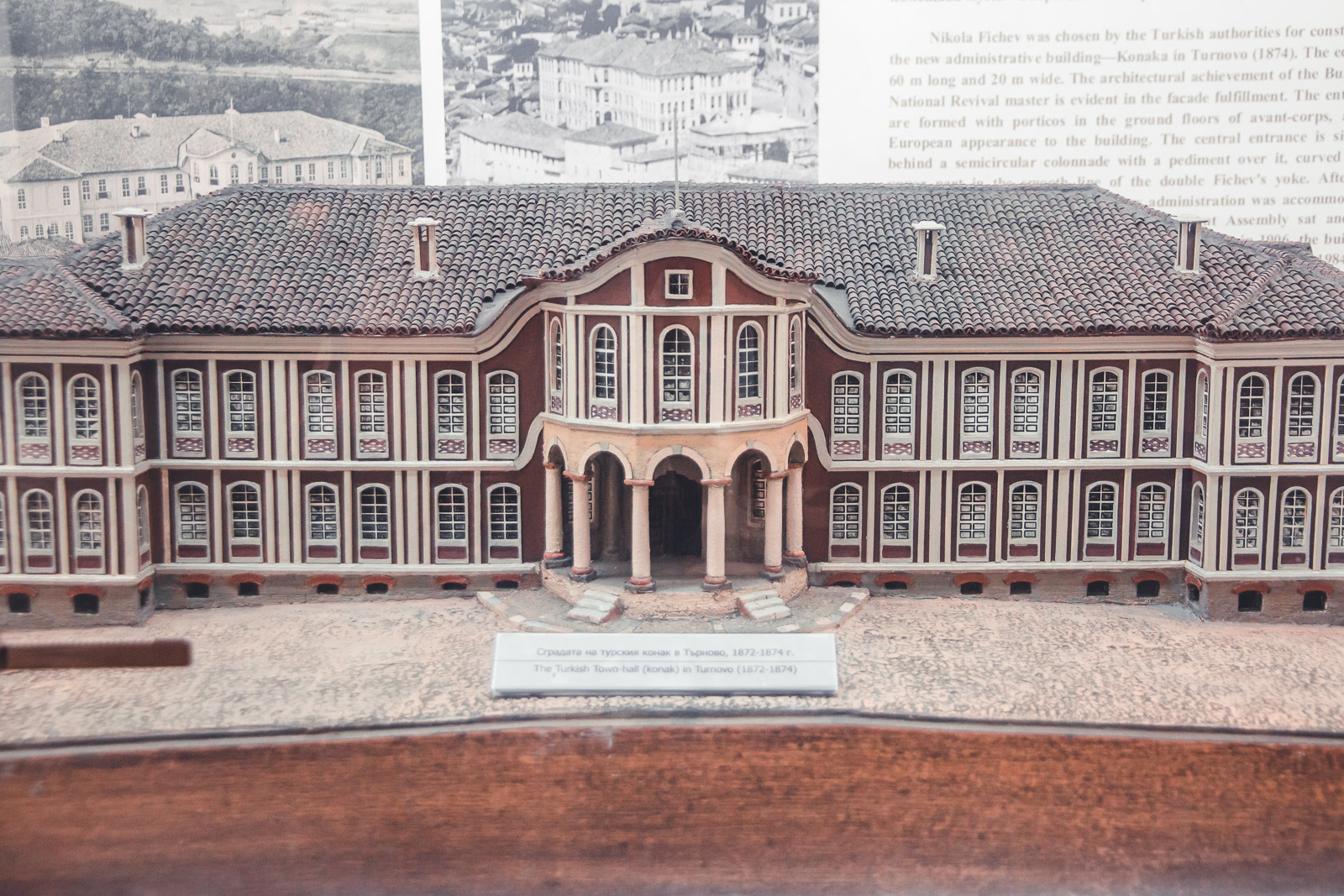 a miniature model of one of Kolyu Ficheto's buildings