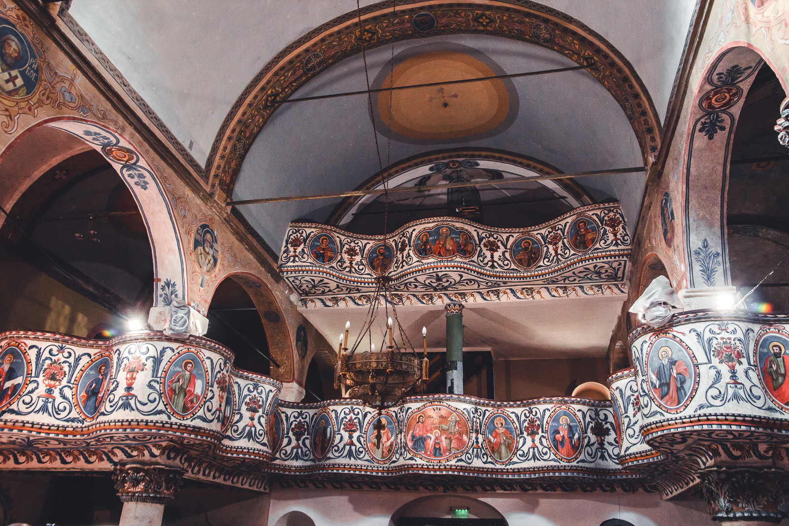 St. Nicholas church - interior balcony