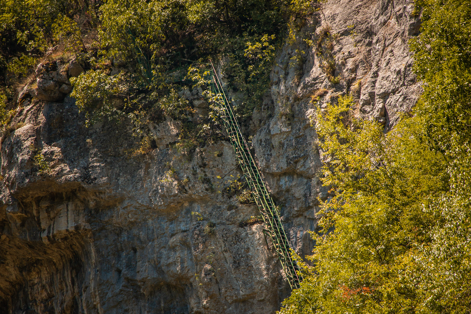 Via Ferrata - metal ladder