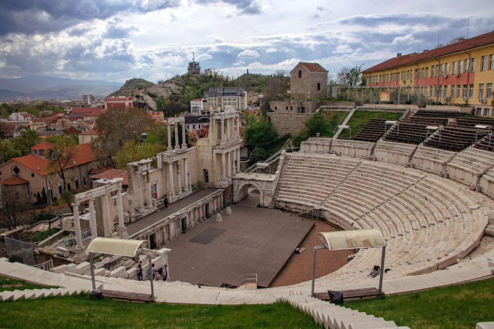 The Ancient Theatre of Philippopolis in Plovdiv, Bulgaria