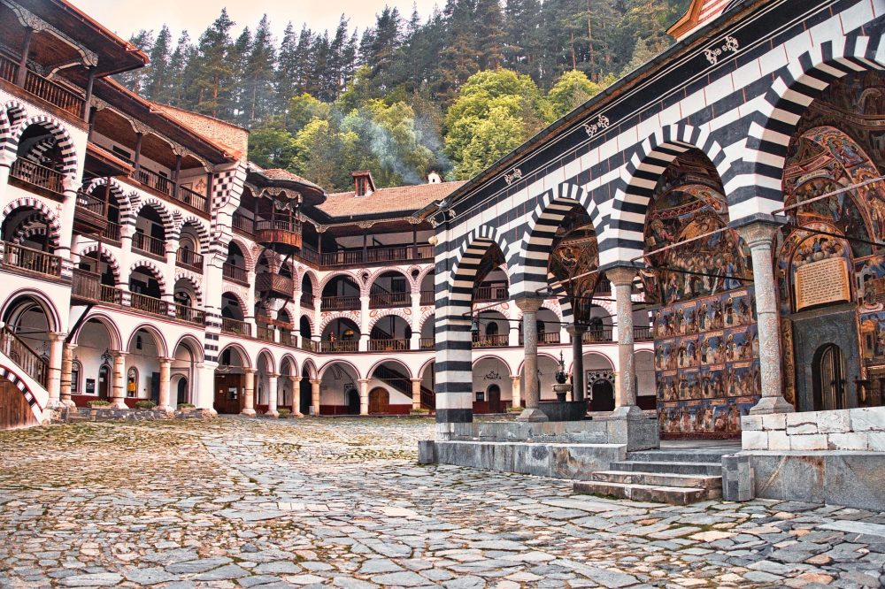 The Rila Monastery in Bulgaria
